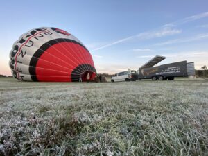 Aeroballonsport Ballonfahrten Aufrüsten Rauhreif Brötje Ballon
