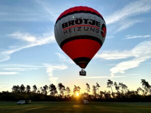 Aeroballonsport Ballonfahrten Start des Brötje Ballon